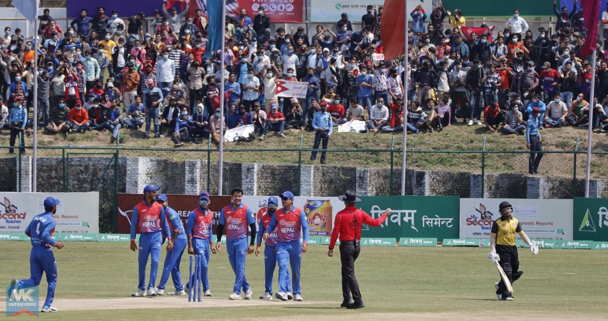 नेपाल ९ विकेटले विजयी
