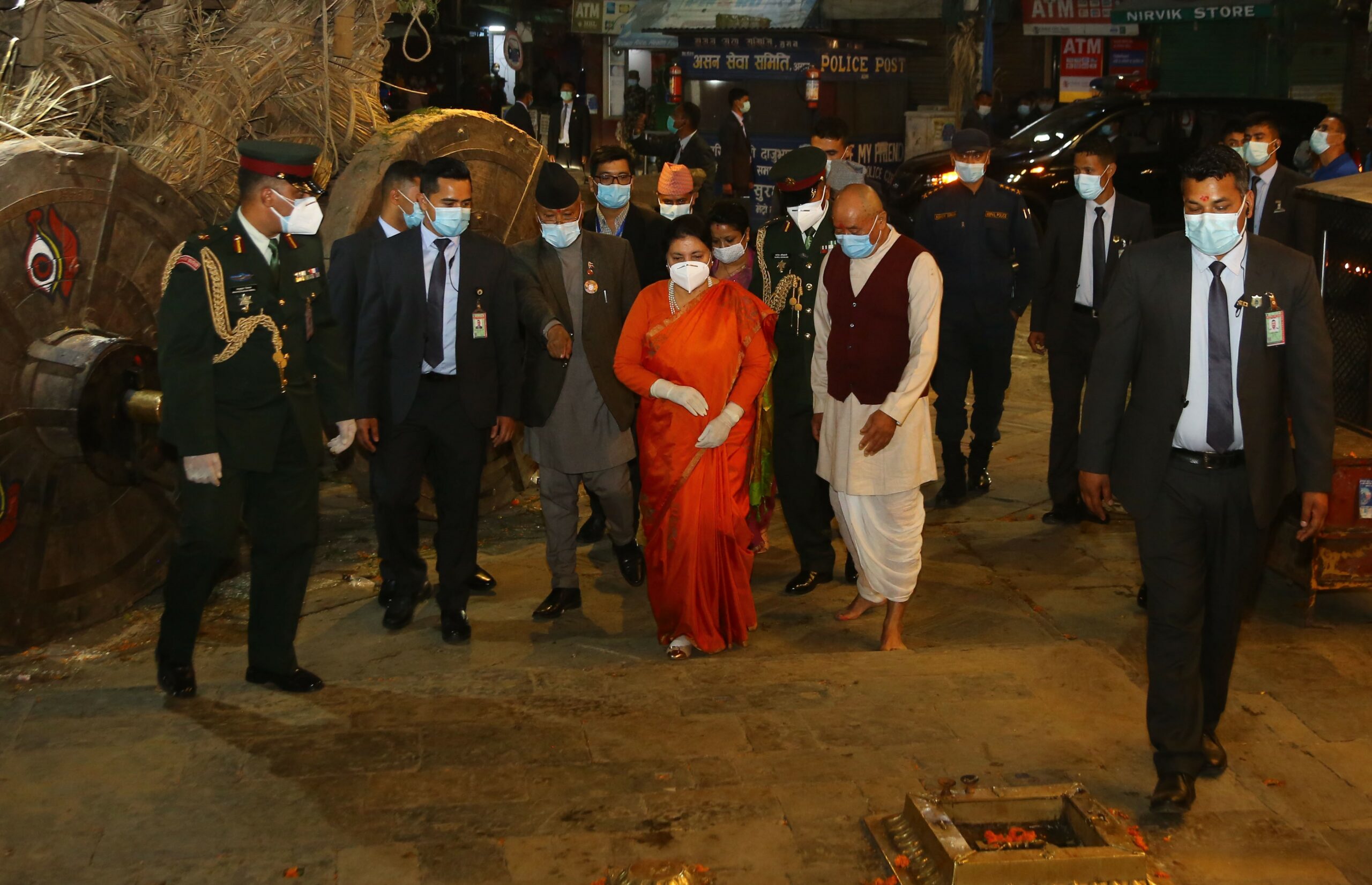 राष्ट्रपतिद्वारा सेतो मत्स्येन्द्रनाथको दर्शन