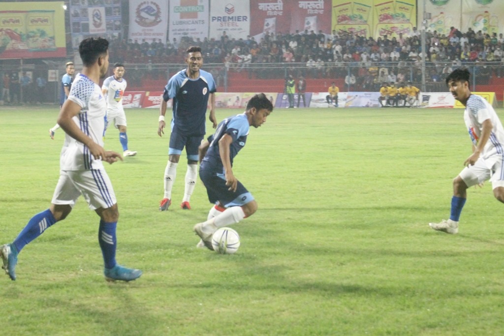 विराट गोल्डकपः पञ्जाब र गोर्खा ब्वाईज भिड्दै