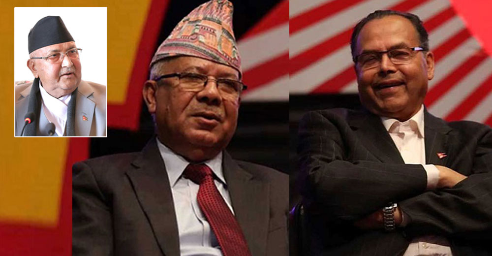 ओलीका निर्णय फेल गराउने दौडमा खनाल-नेपाल