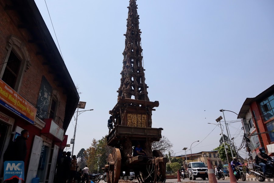 सेतो मत्स्येन्द्रनाथको रथयात्रा शुरु
