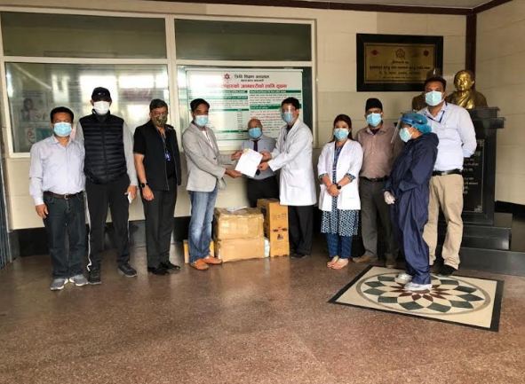चेम्बरले दियो शुक्रराज ट्रपिकललाई स्वास्थ्य सामग्री
