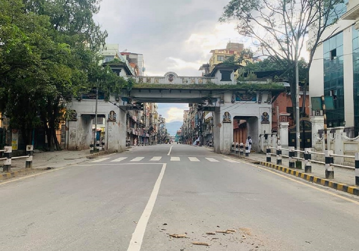 न्युरोड गेटको मर्मत सुरु