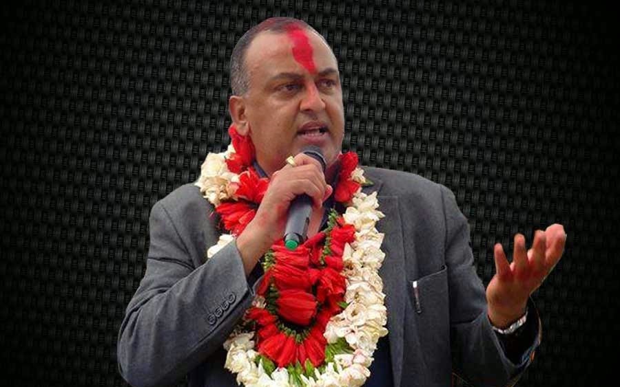 कोरोना संक्रमित कांग्रेस नेता भण्डारी अस्पताल भर्ना