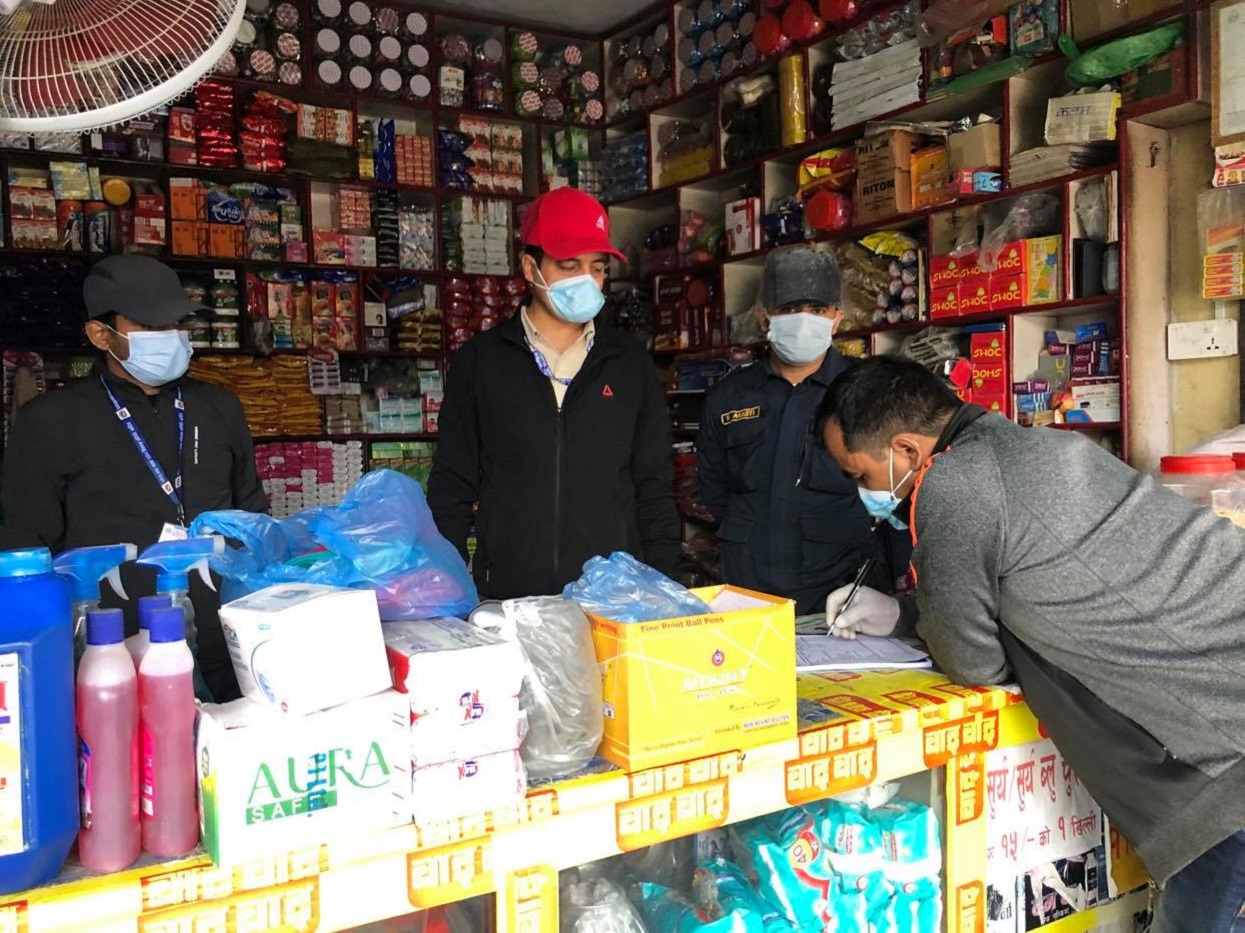 धादिङ जिल्लामा एक महिने बजार अनुगमन