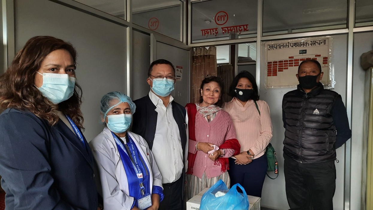 दया फाउन्डेसनले कोरोना उपचारको संरचना विकासमा टेवा पुर्‍याउँदै