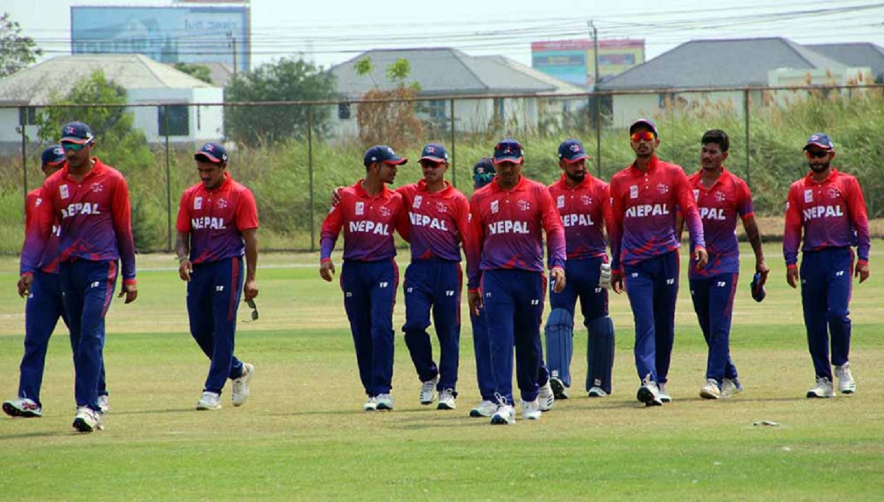 नेपाली  क्रिकेट टिमको बन्द प्रशिक्षण सुरु