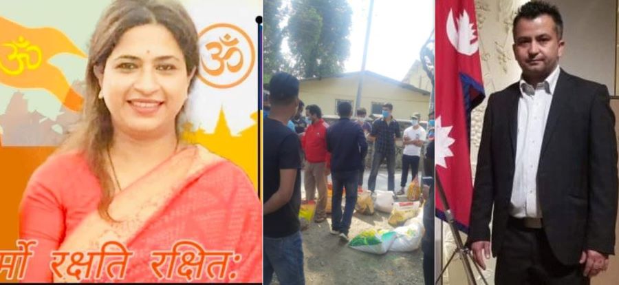 त्रिविका विद्यार्थीलाई खाद्यान्न वितरण