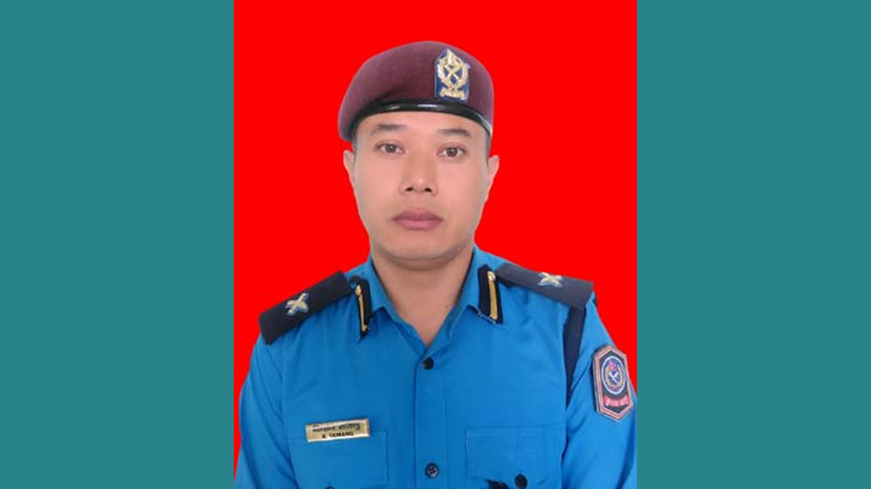 प्रदेश १ को असार महिनाको सर्वोत्कृष्ट प्रहरीमा प्रहरी निरीक्षक तामाङ