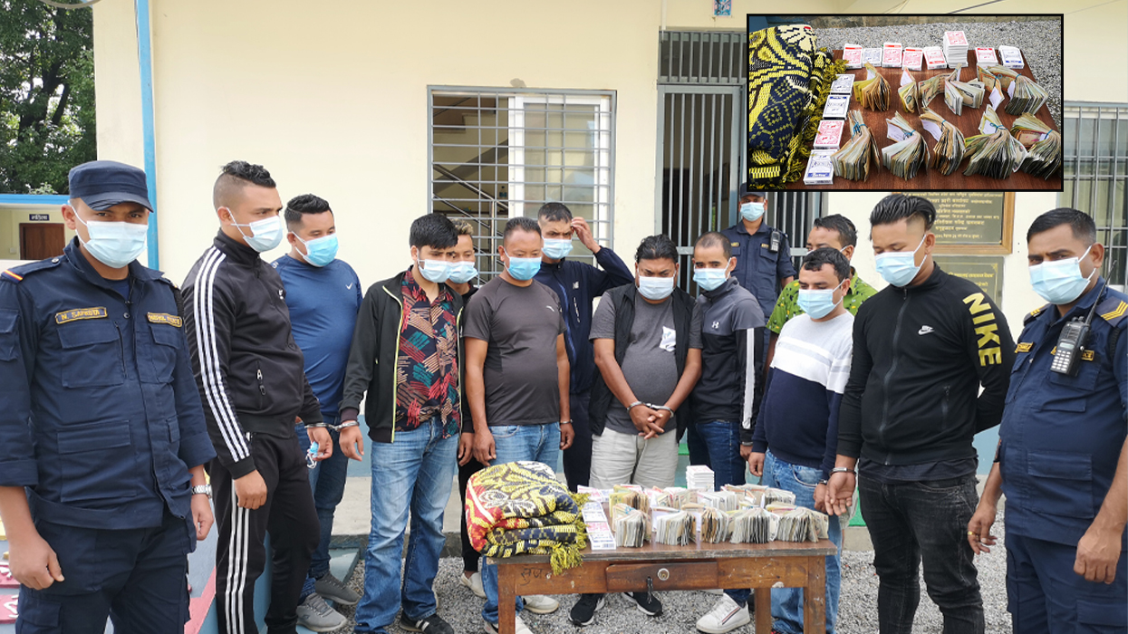 जुवा तास खेल्ने ११ जना पक्राउ