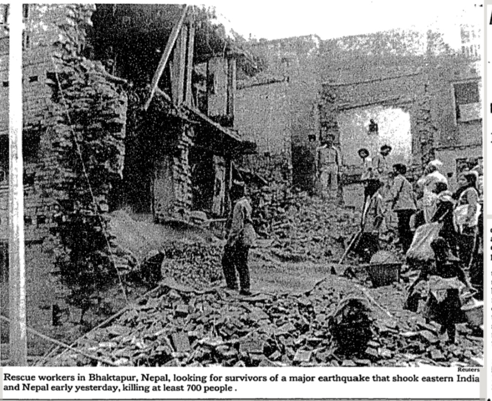 |नेपालमा गएको भूकम्पपछि न्यूयोर्क टाइम्समा आएको समाचार|