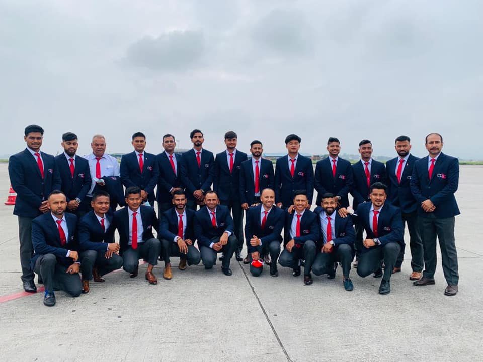 त्रिकोणात्मक शृंखला खेल्न नेपाली क्रिकेट टोली ओमन प्रस्थान