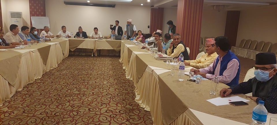 पौडेल पक्षका जिल्ला सभापतिको भेला शुरु