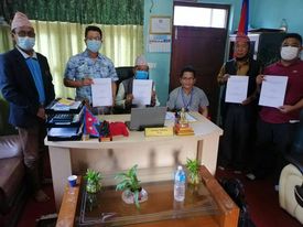 भुग्देउमा खानेपानी आयोजनाका लागि समझदारी पत्रमा हस्ताक्षर