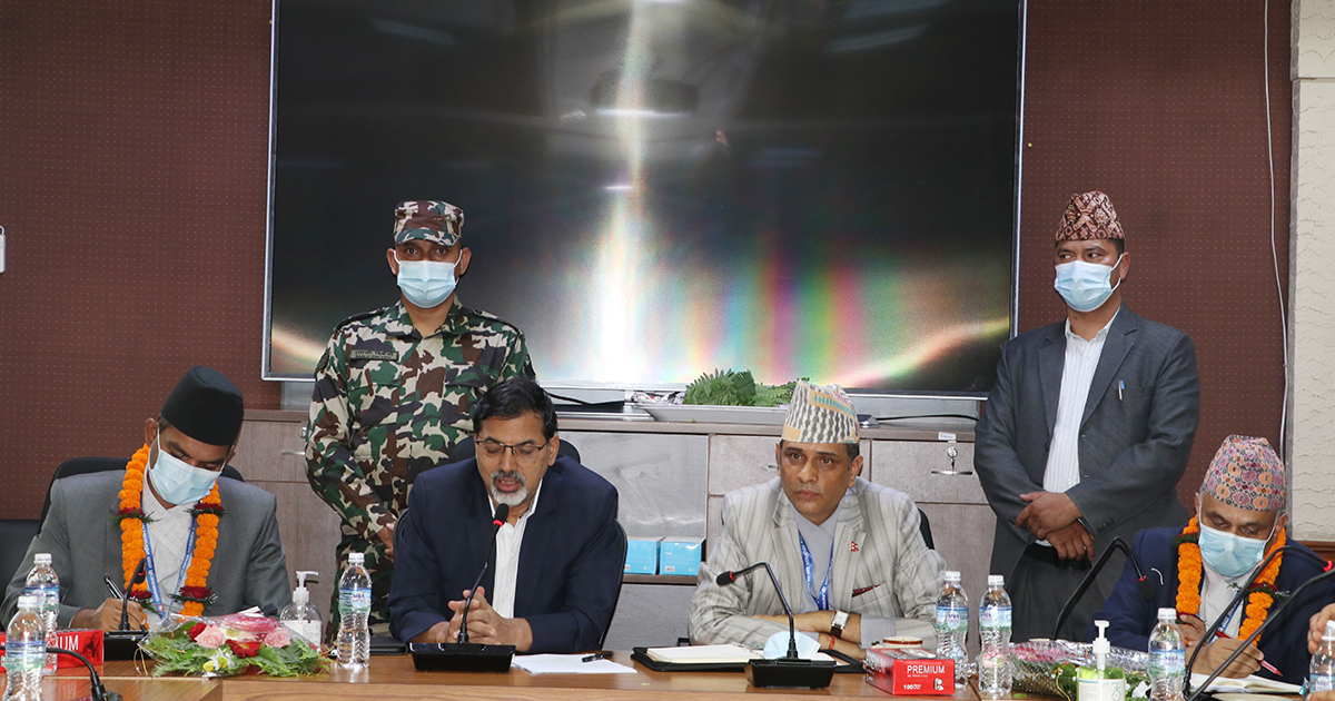नवनियुक्त सचिव पुष्कर र अर्याललाई अर्थमन्त्रालयमा स्वागत