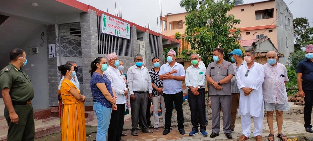 विराटनगरमा बन्यो ३७ लाखको शौचालय