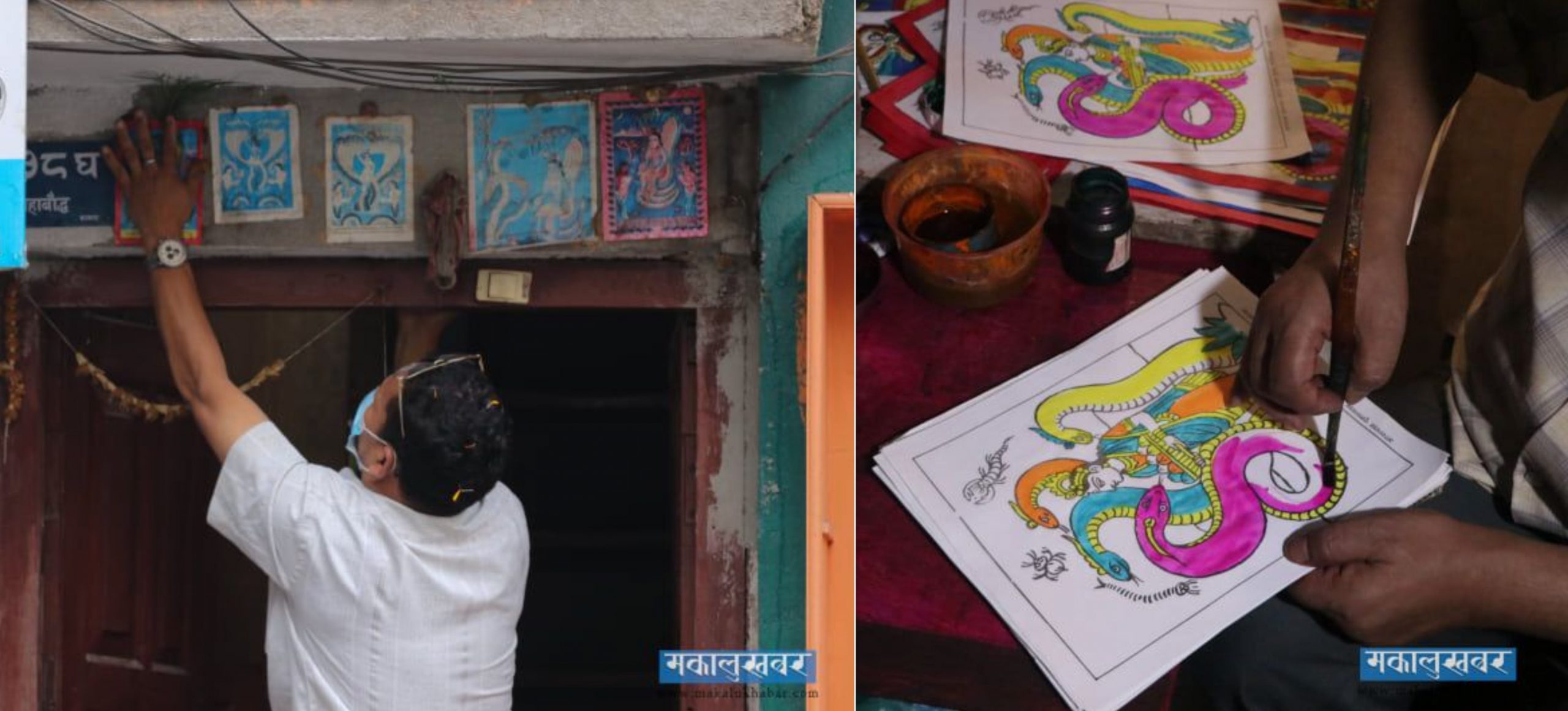 नागको पूजा गरी नाग पञ्चमी पर्व मनाइँदै (तस्बिरहरु)
