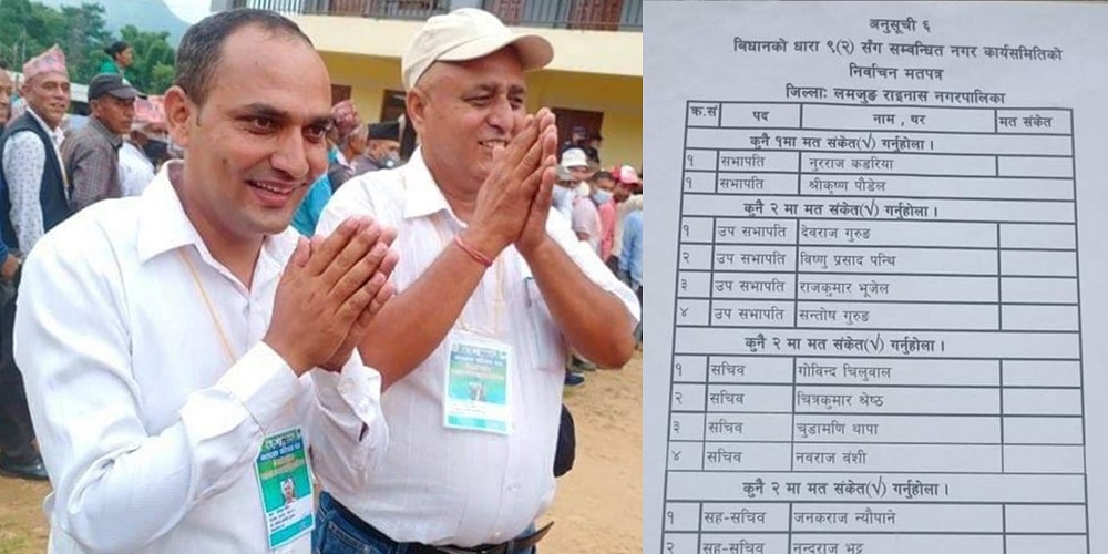 मतपत्रमा त्रुटि भएपछि राइनासमा तनाव, उम्मेदवारले नै मतपत्र जलाए
