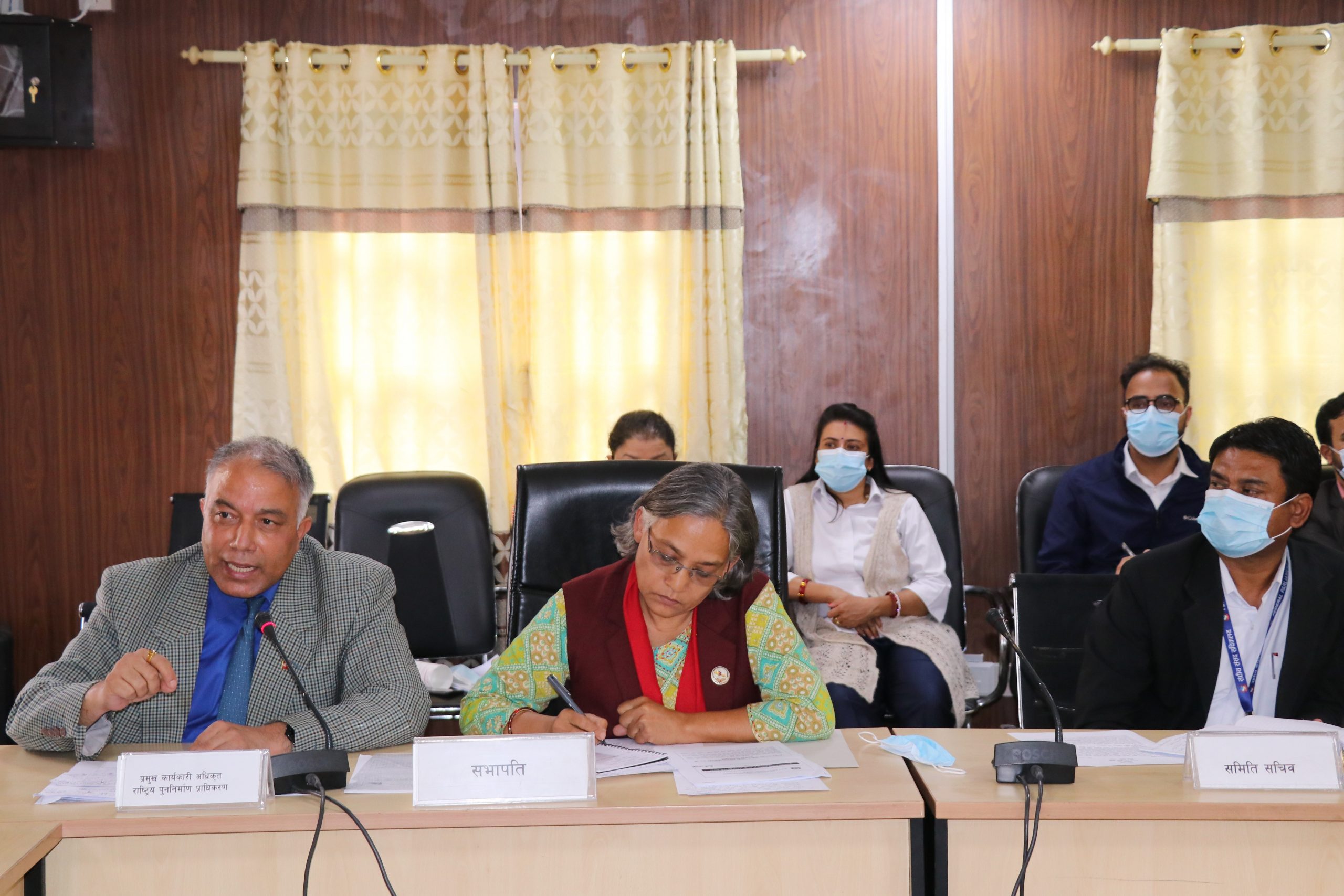 पुनर्निर्माणका बाँकी काम सक्ने गरी स्राेत-शक्ति परिचालन गर्न निर्देशन