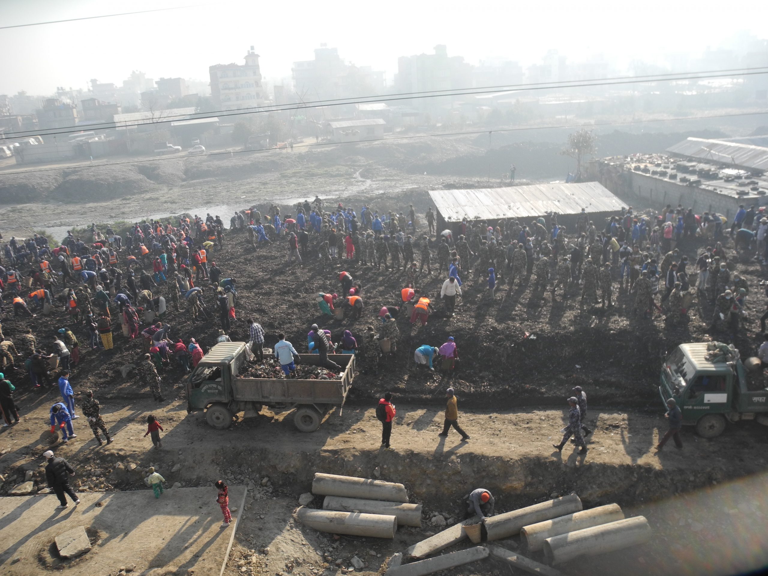 भाइटीकाका दिन पनि बागमती सफाइ