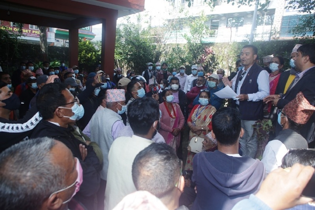 पोखराको ल्यान्डफिल साईट सार्ने महानगरको निर्णयविरुद्ध संघर्ष समिति