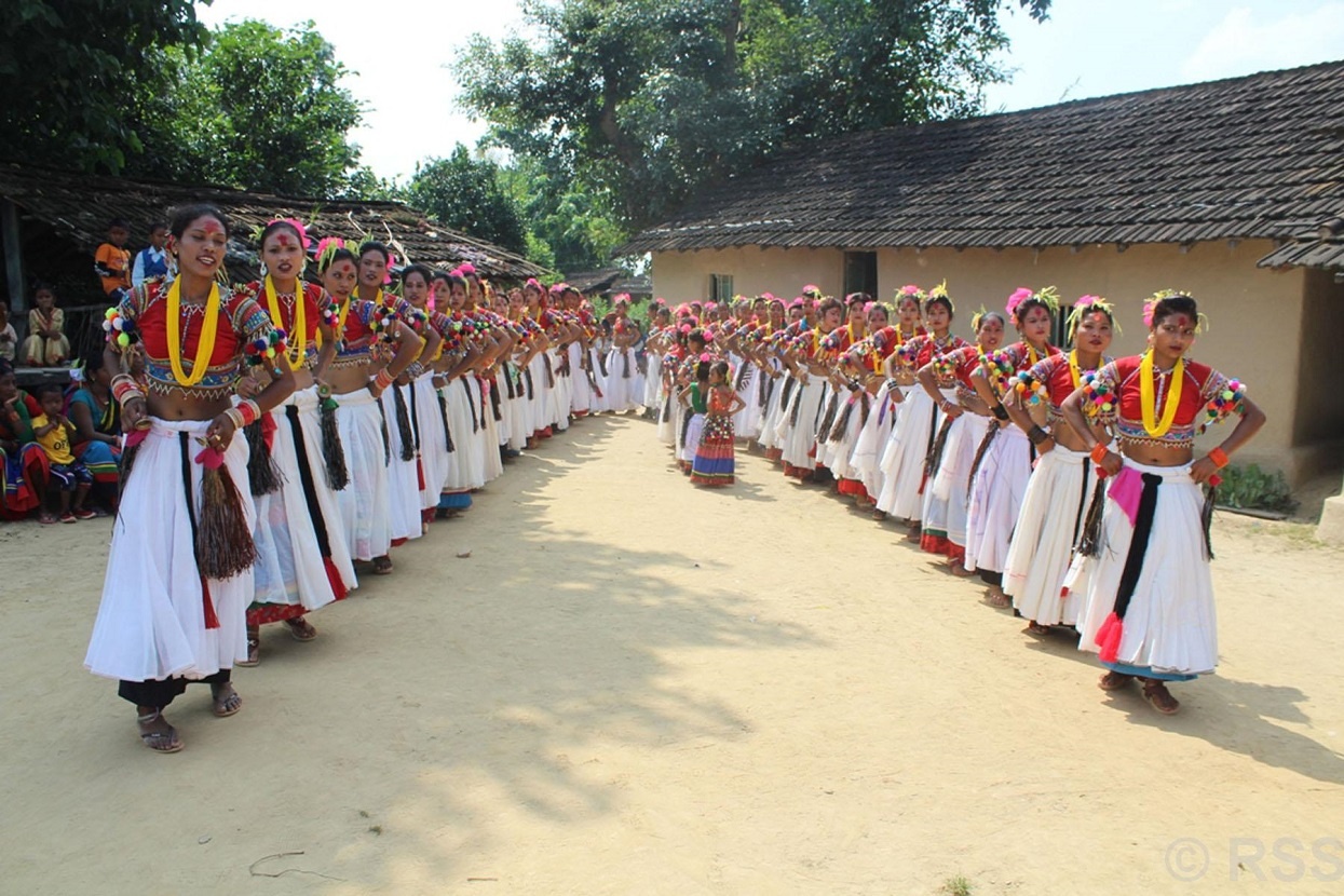 हराउँदै सखिया नृत्यको रौनकता