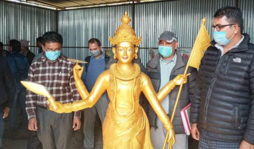 मूर्ति निर्माणका लागि धातुको अभाव हुँदै