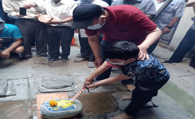 असनमा तुलाधर समुदायले मनाए दसैँ