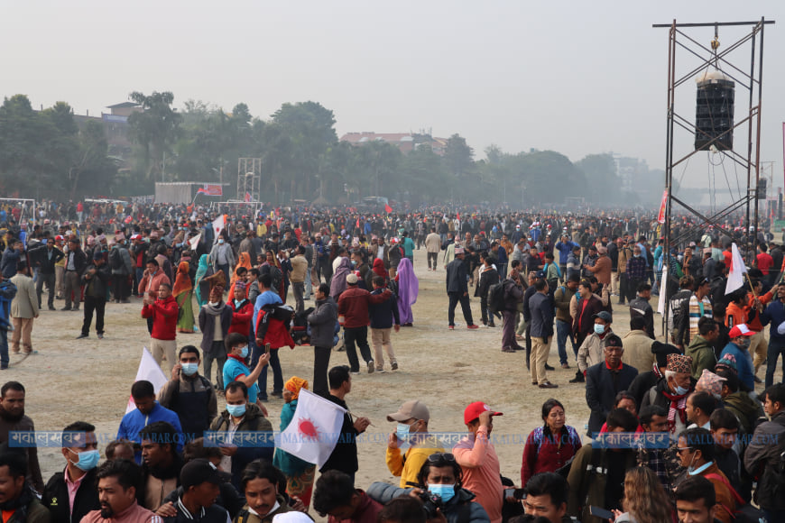 उद्घाटनअघि एमाले महाधिवेशनको रौनक (तस्बिरहरू)