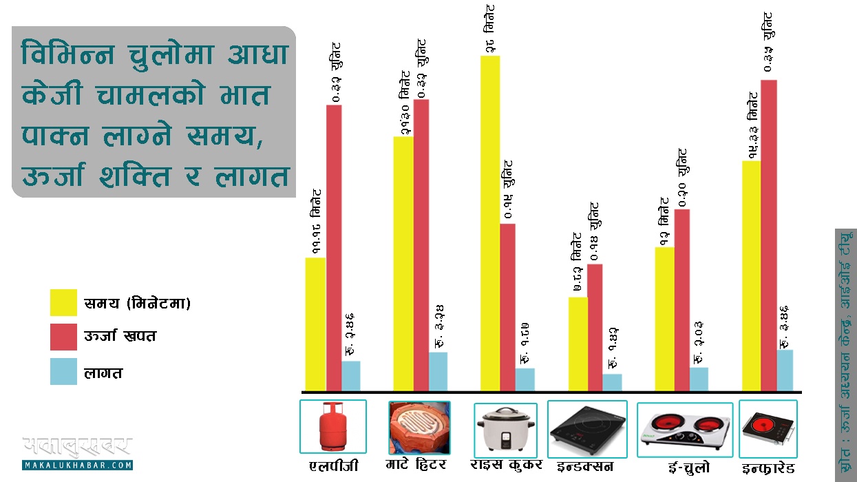 अध्ययन भन्छ- बिजुली चुलोमध्ये सबैभन्दा सस्तो इन्डक्सन