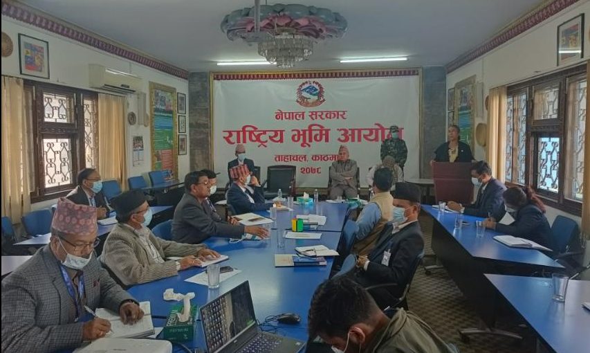 समयमै भूमि समस्या समाधान गर्न मन्त्री श्रेष्ठको निर्देशन