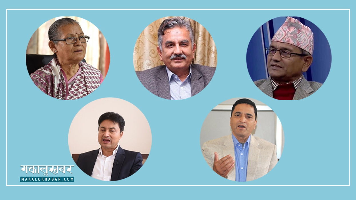 मतमा ओ‌लीलाई उछिन्ने ‘माधव नेपाल समूह’का यी पाँच नेता‚ कसको कति प्रतिशत ?