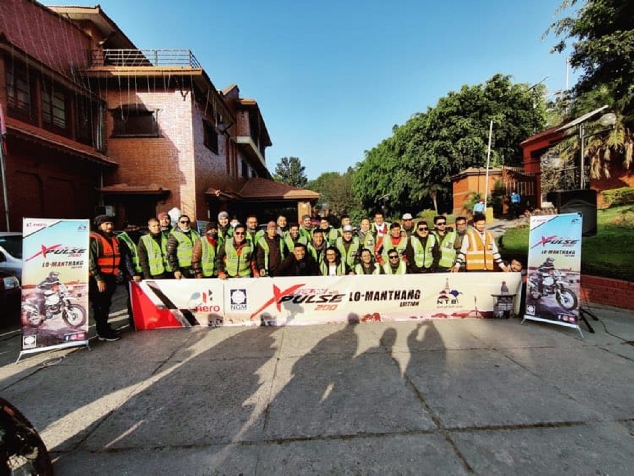 काठमाडौँ–लोमान्थाङ हिरो एक्सप्लस मोटरसाइकल यात्रा