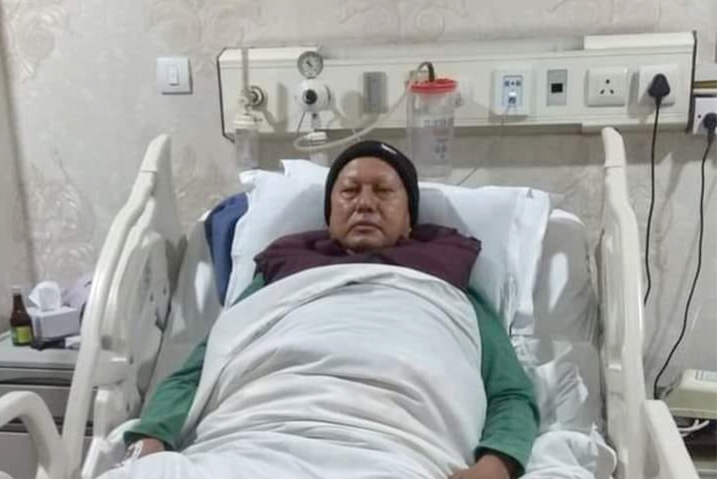 कांग्रेस नेता मोहन बस्नेत अस्पताल भर्ना