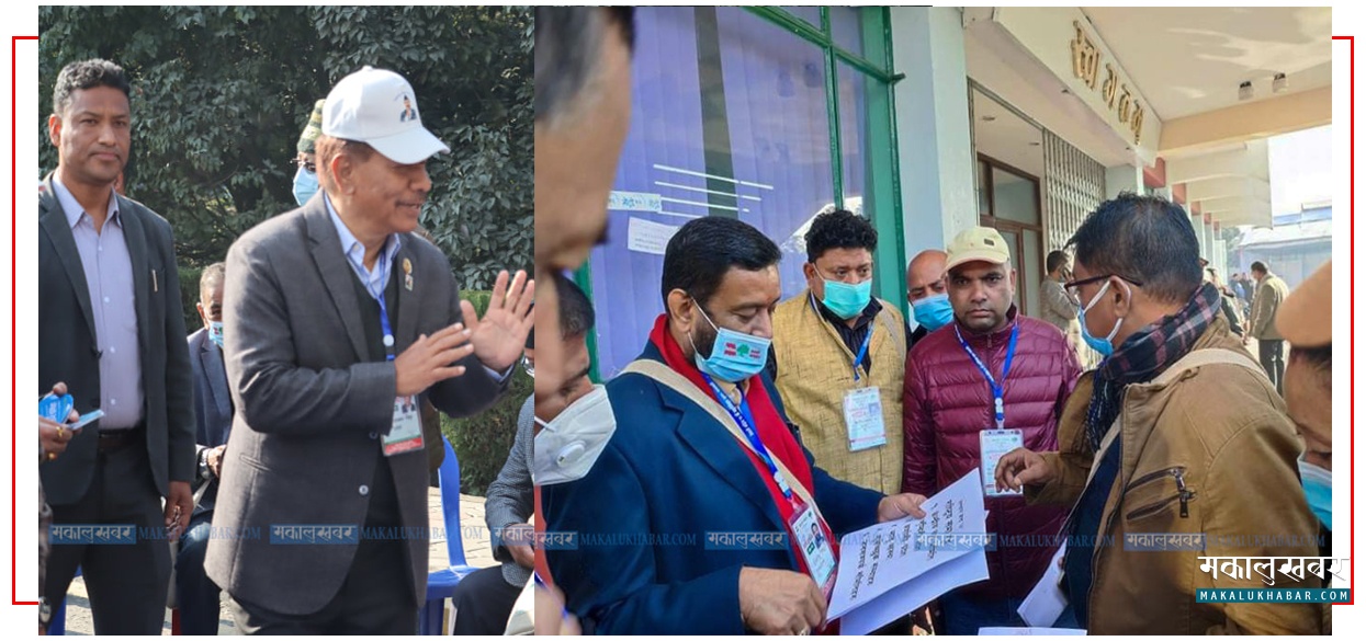 अझै शुरू भएन मतदान, बिहानैदेखि लाइनमा प्रतिनिधिहरू (तस्बिरहरू)
