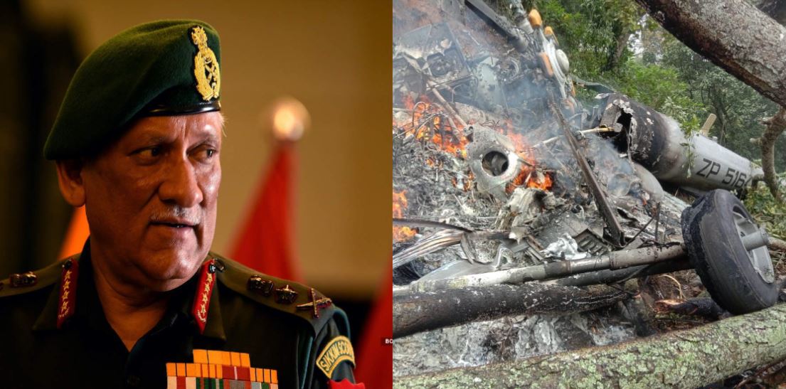 हेलिकोप्टर दुर्घटनामा परेका भारतीय रक्षा प्रमुख रावतको निधन