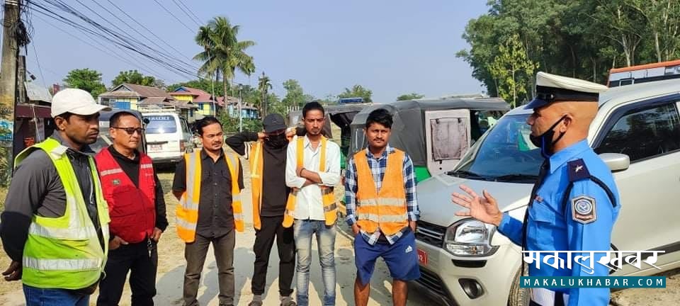 झापामा ट्राफिक सचेतना अभियान सञ्चालन गरिने