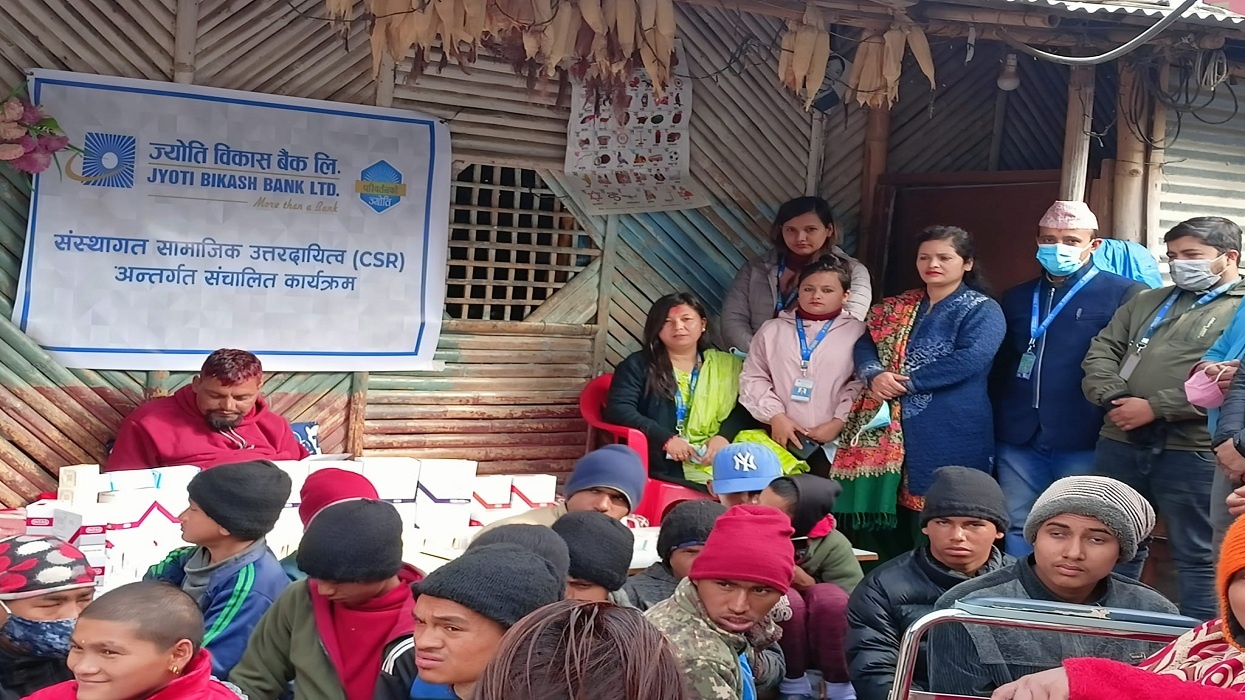 द्वन्द्व पीडित अपाङ्ग समाज – नेपाललाई ज्योति बैंकको सहयोग