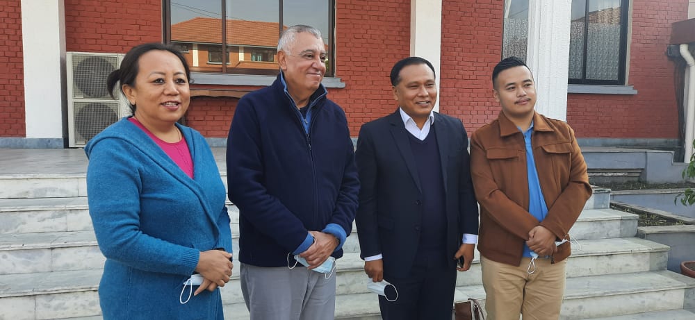 देउवालाई बधाई दिन कुलमान पुगे बालुवाटार