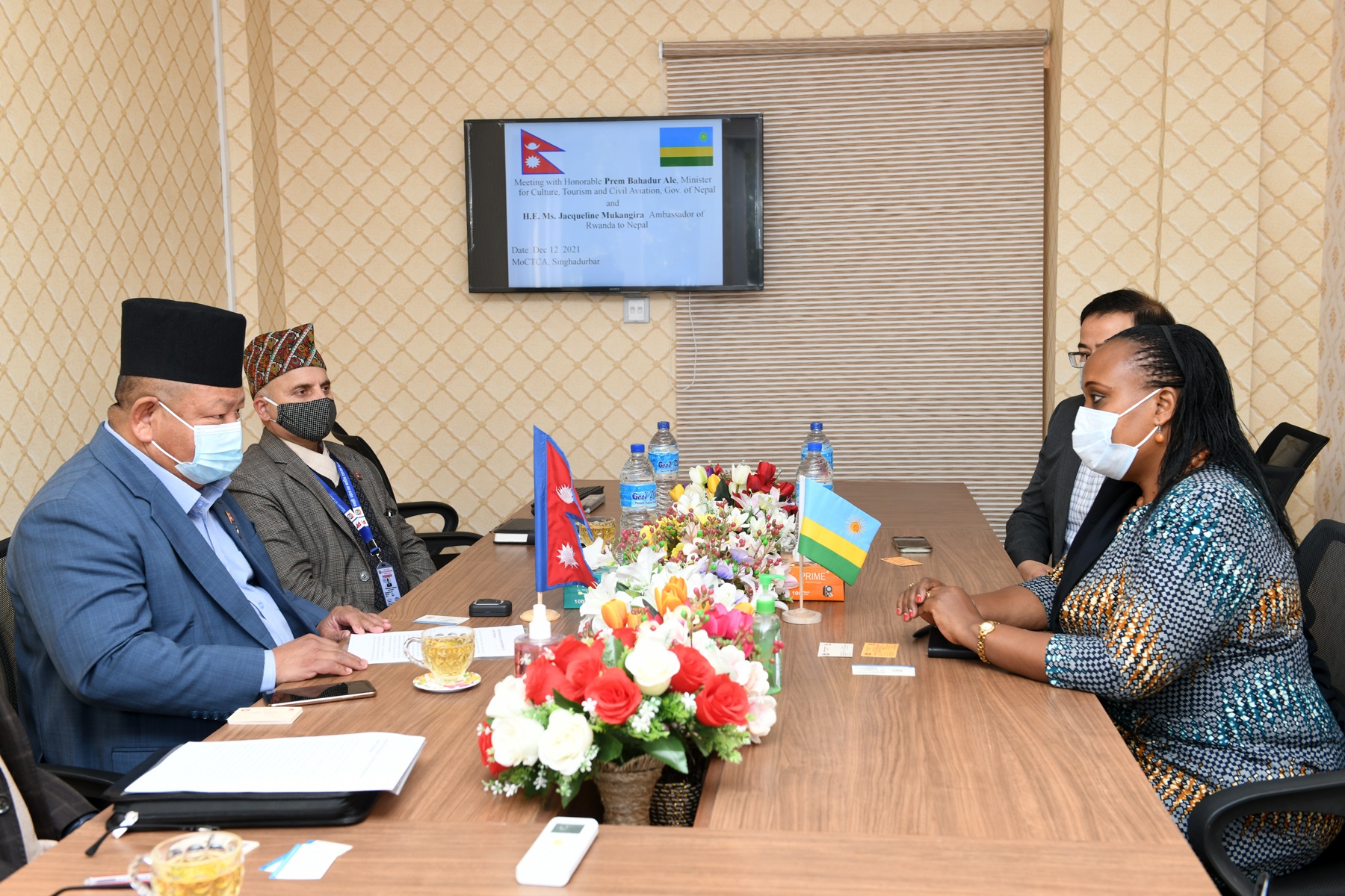 नेपालसँग हवाई सम्झौता गर्न रुवाण्डाका राजदूतको प्रस्ताव