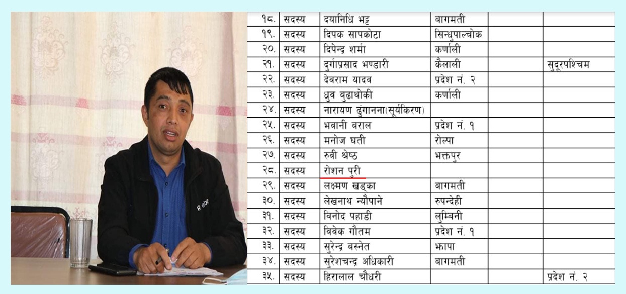महासचिव पुरीद्वारा माओवादी प्रचार विभाग सदस्य अस्वीकार