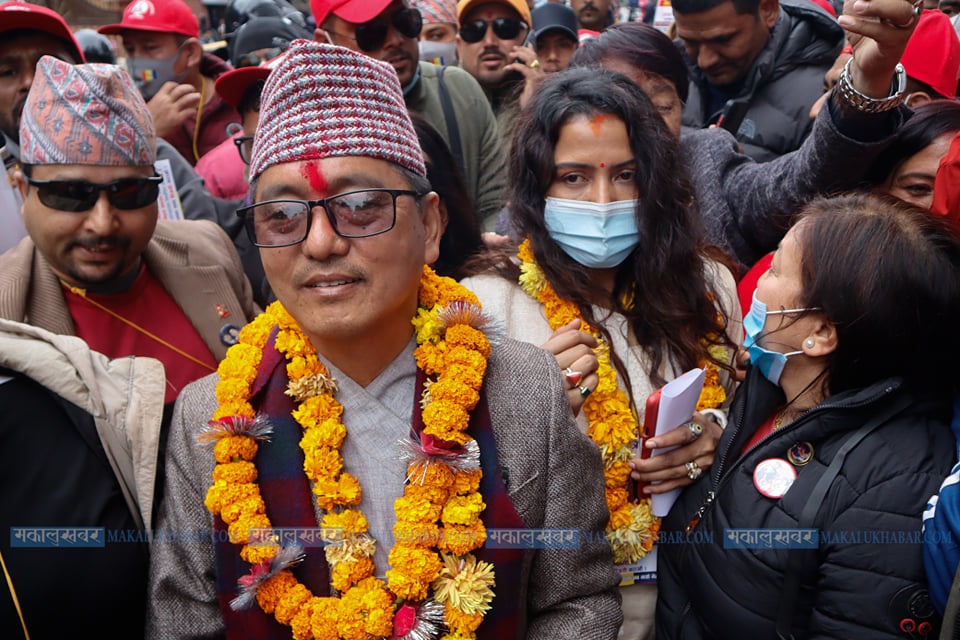 आफ्नै बलबुतामा स्थानीय निर्वाचन लड्छाैँ : अध्यक्ष लिङ्देन