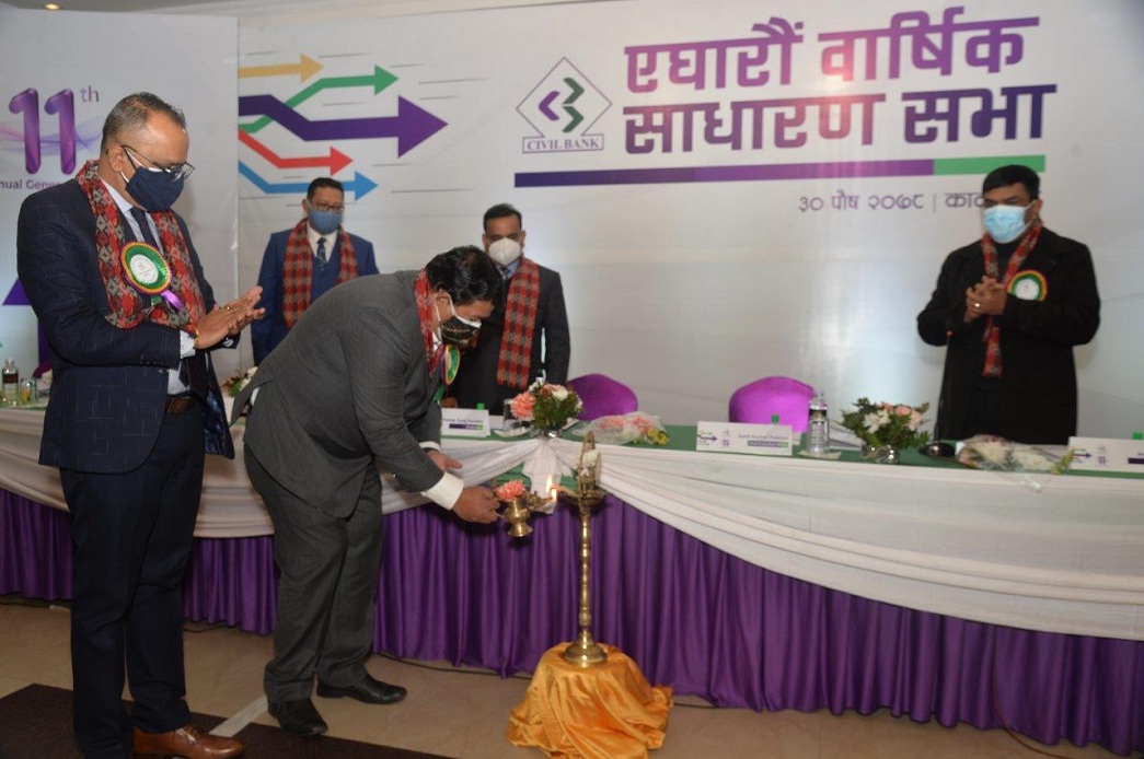 सिभिल बैंकले लाभांश वितरण गर्नै