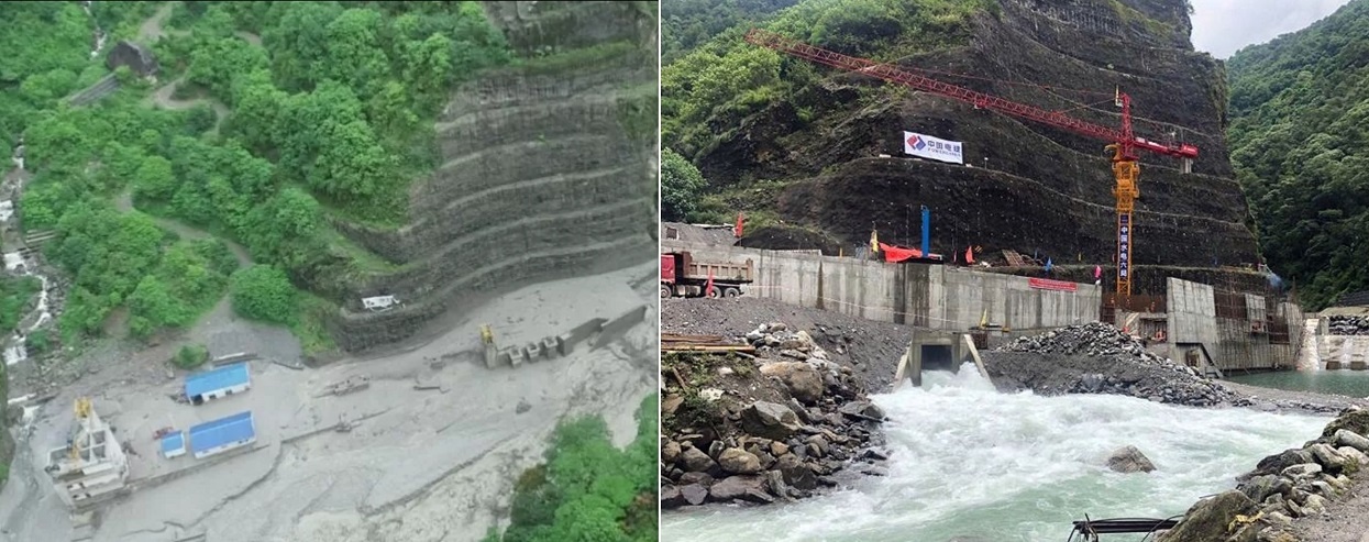 एक किलोमिटर माथि सारिँदै मेलम्चीको मुहान