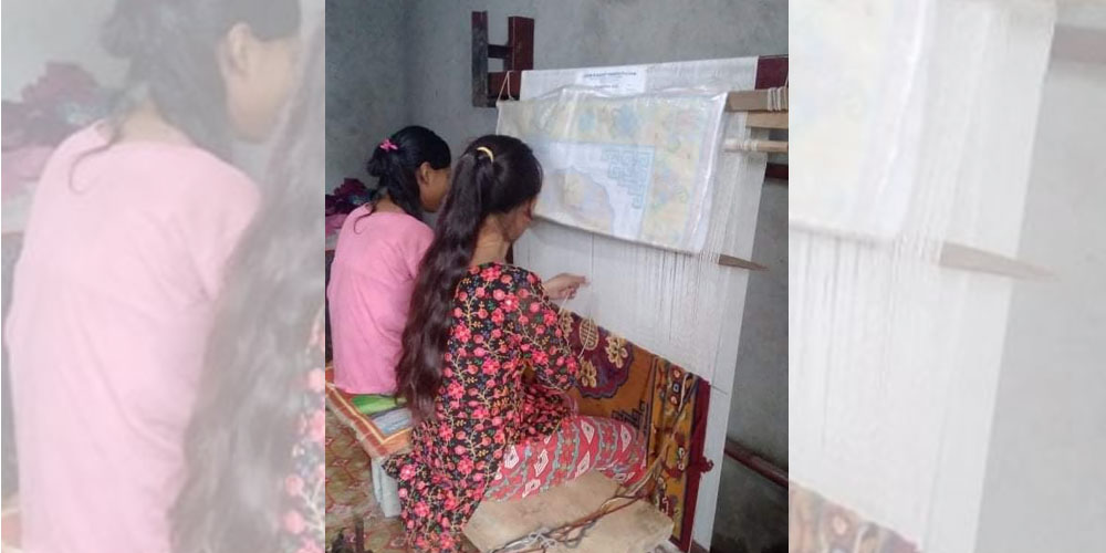 मेलम्चीका दुई वडामा १०४ गलैँचा बुन्ने बालश्रमिक
