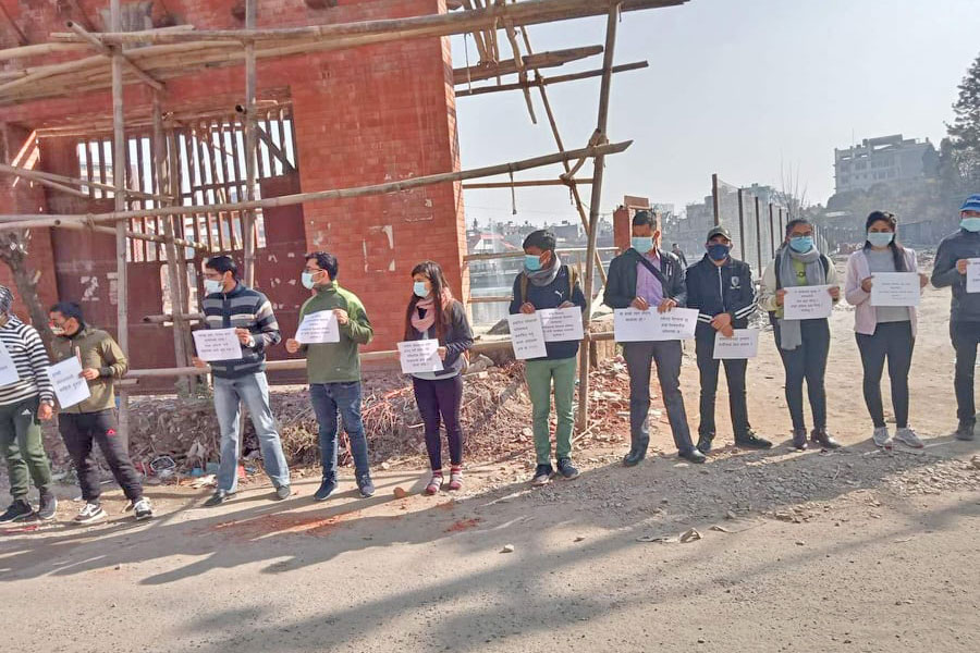 अन्तर्वार्ता लिन माग गर्दै लोकसेवा आयोगमा नासु उम्मेदवारको धर्ना