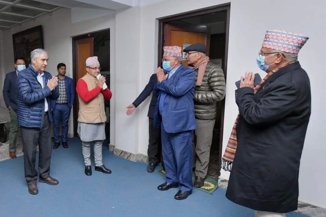देउवा-ओलीबीच एमसीसी अनुमाेदनबारे छलफल