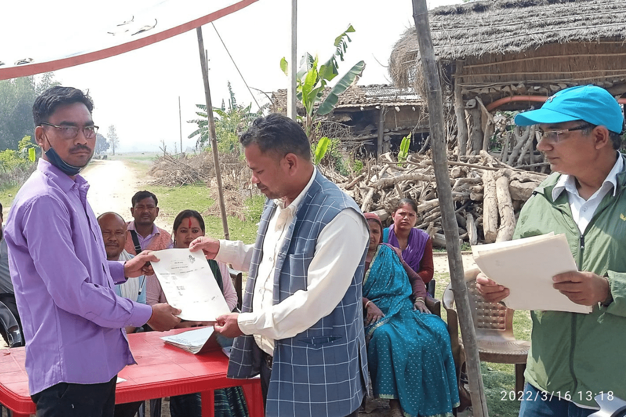 जग्गाको मालिक बन्ने भएपछि भूमिहीन खुसी