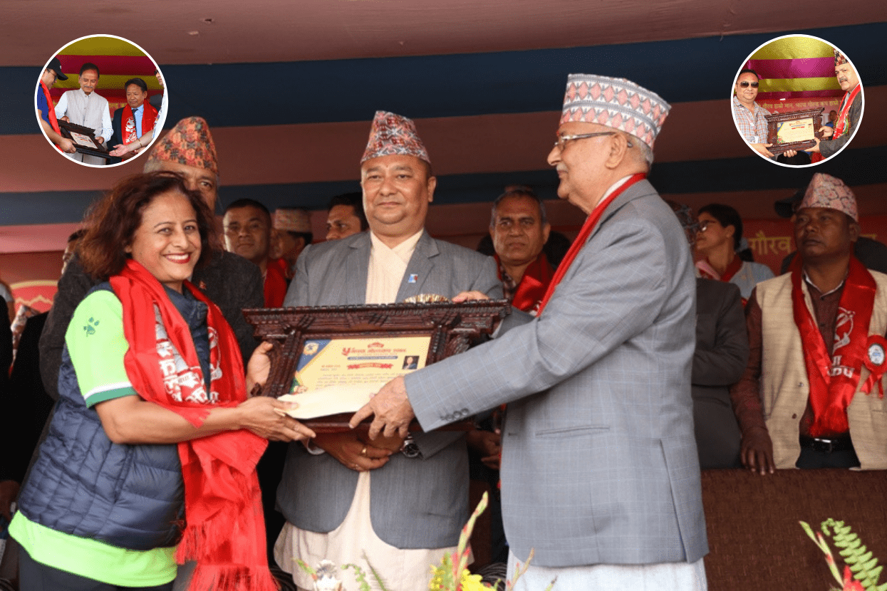 झापा गोल्डकपमा पूर्व खेलाडीसहितलाई सम्मान