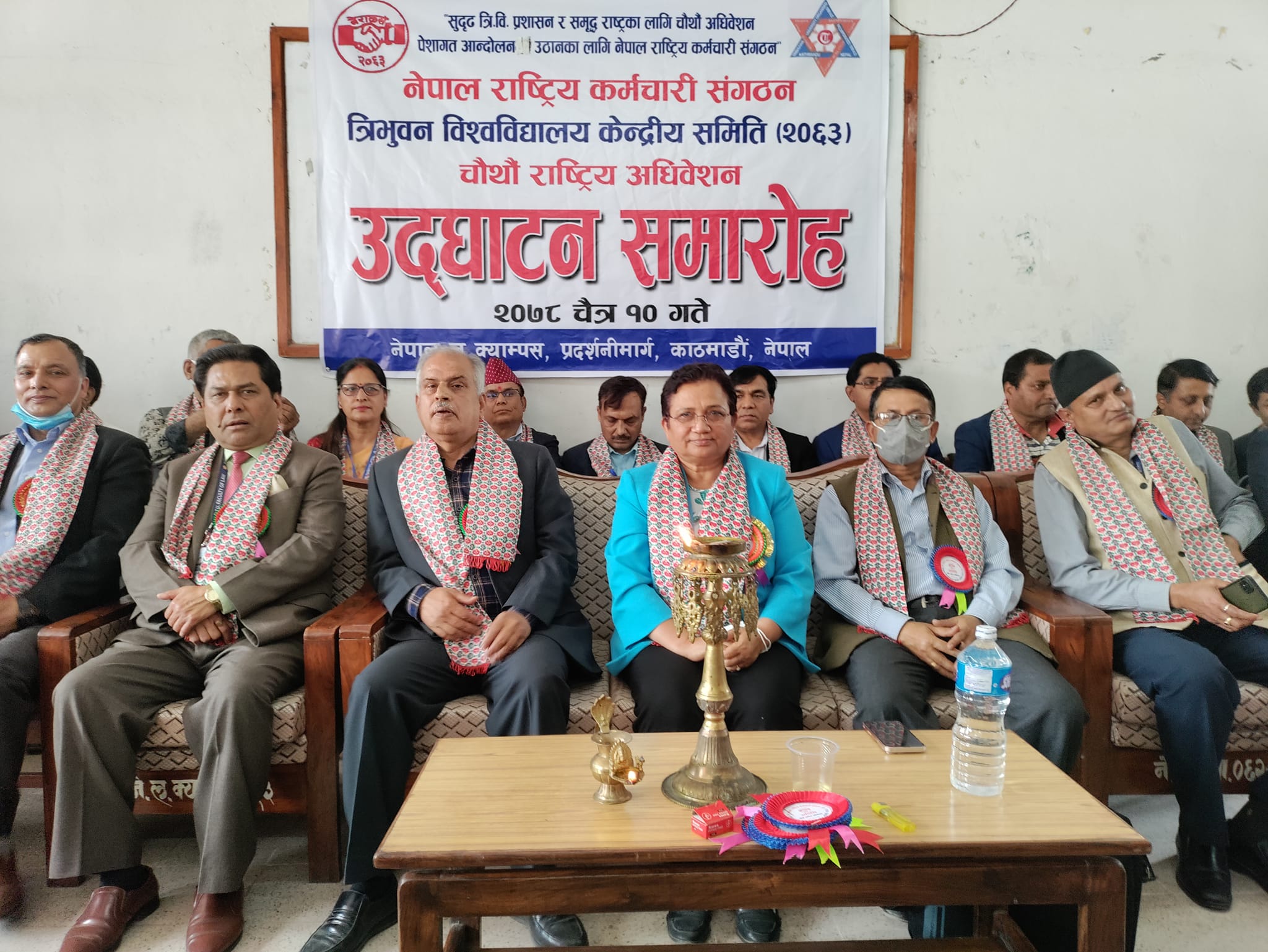 त्रिवि राष्ट्रिय कर्मचारी संगठनको अध्यक्षमा सापकोटा
